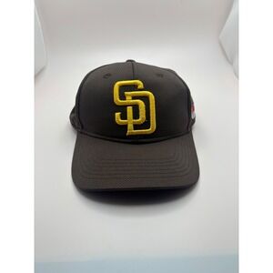 OC Sports San Diego Padres Youth Hat Brown Yellow MLB Baseball Cap Adjustable